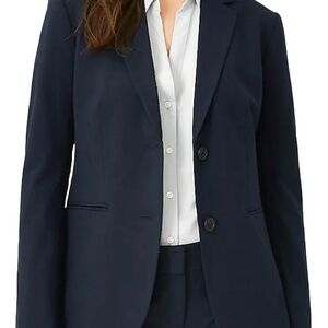 Ann Taylor Classic black blazer 228$ msrp size 14 double button new with tags